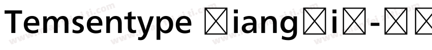 Temsentype XiangSiF字体转换